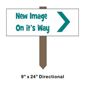 Century 21 Directional Arrow 9" x 24" - Seattle Realty Signs