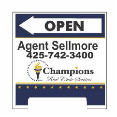 Champions A-Board - Seattle Realty Signs