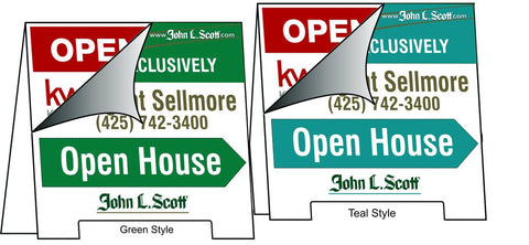 John L Scott A-Board Skins for 24" A-Boards - Seattle Realty Signs