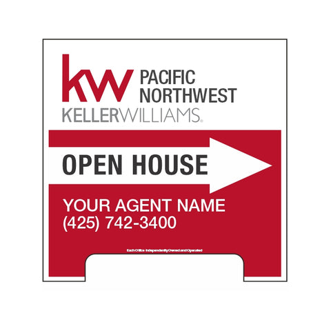 Keller Williams A-Board Skins for 24" A-Boards - Seattle Realty Signs
