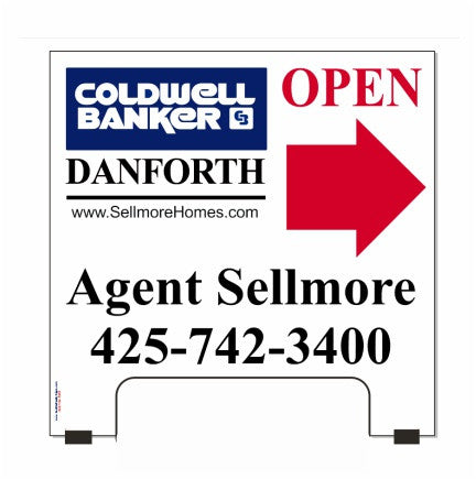 Coldwell Banker Danforth A-Board Skins for 24" A-Boards - Seattle Realty Signs